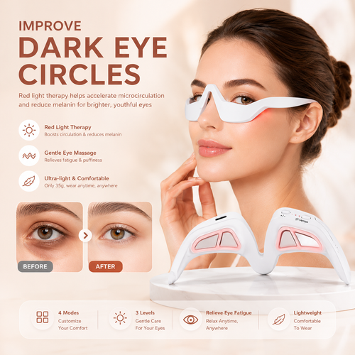 3D Eye Massager for Fatigue Relief & Dark Circle Reduction