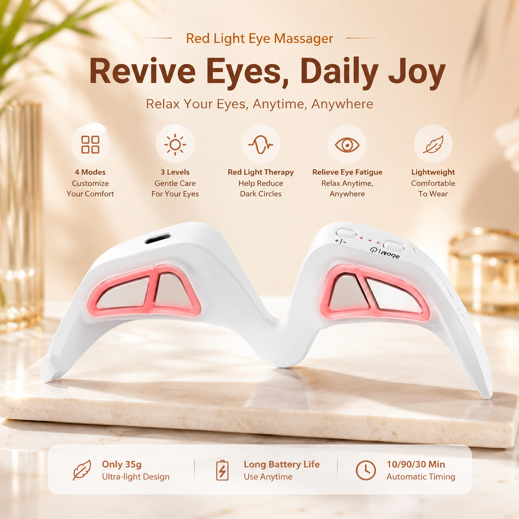 3D Eye Massager for Fatigue Relief & Dark Circle Reduction