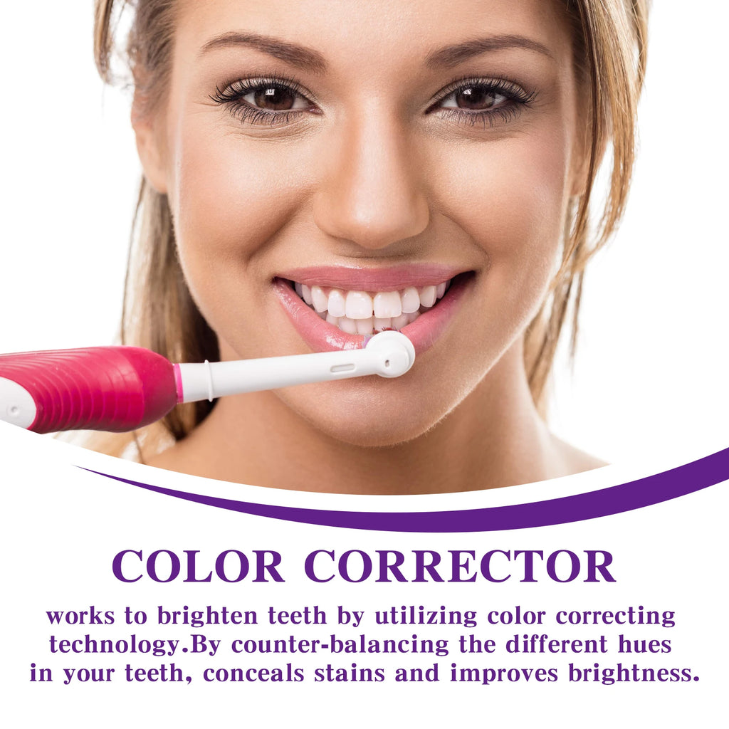 Transform Your Smile with V34 Teeth Whitening Toothpaste - 30ml Intensive Stain Remover for Yellow Teeth and Fresh Breath